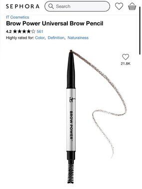 DISCONTINUED IT Cosmetics Brow Power Perfector 5-in-1 Waterproof Pencil brown